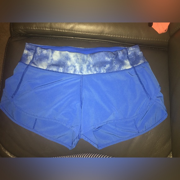 Lululemon Speed Up Shorts Pipe Dream Blue Size 4 - Picture 1 of 12